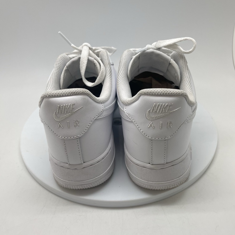 Nike Air Force‎ 1 07 Sneakers Mens 9.5 White Leather CW2288-111 Casual Shoes - Picture 4 of 11